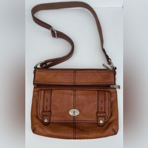 Fossil Brown Crossbody Bag
